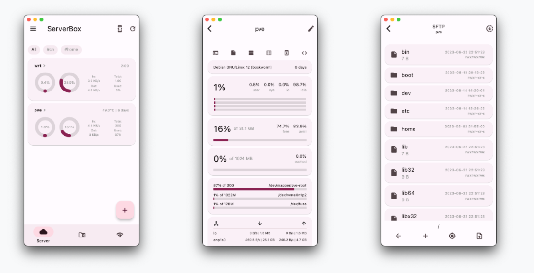 Featured image of post 开源服务器管理器ServerBox提供桌面、移动客户端全免费